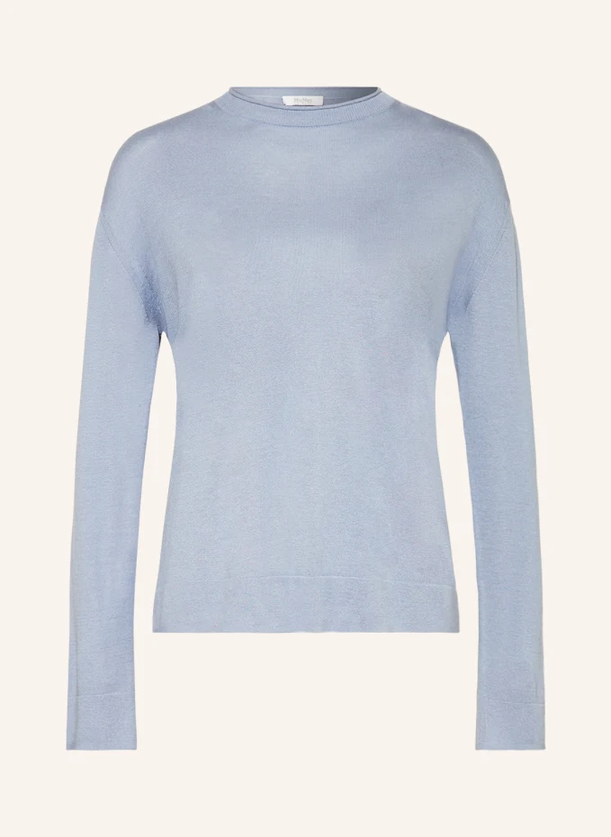 

Шелковый свитер pensile Maxmara Leisure, синий