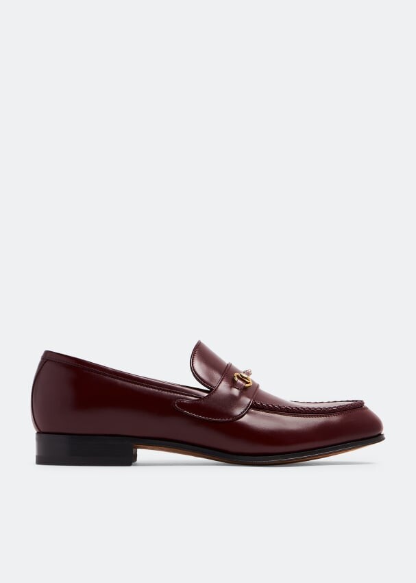 

Лоферы Gucci Leather, бордовый