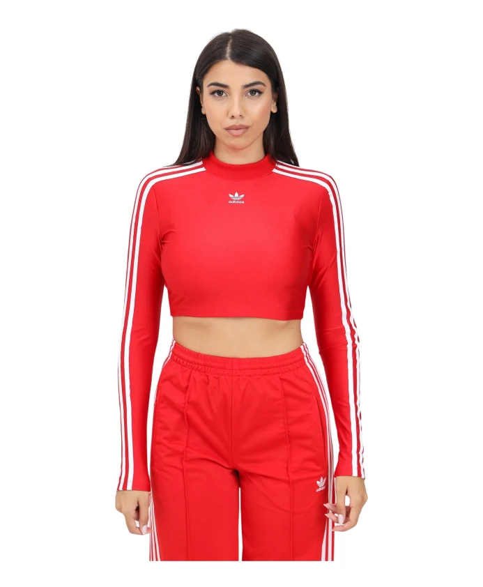 

Спортивный топ с 3 полосками Adidas Originals, красный