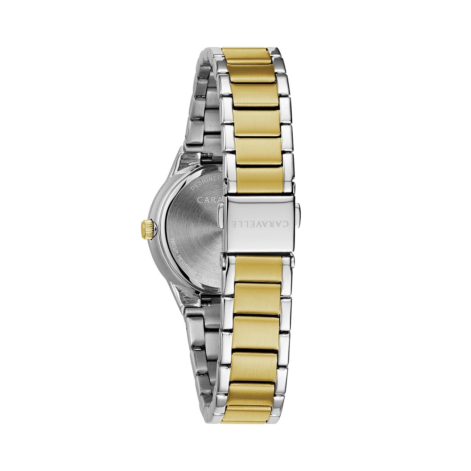 

Женские двухцветные часы Caravelle by Bulova из нержавеющей стали с бриллиантовым акцентом — 45P108