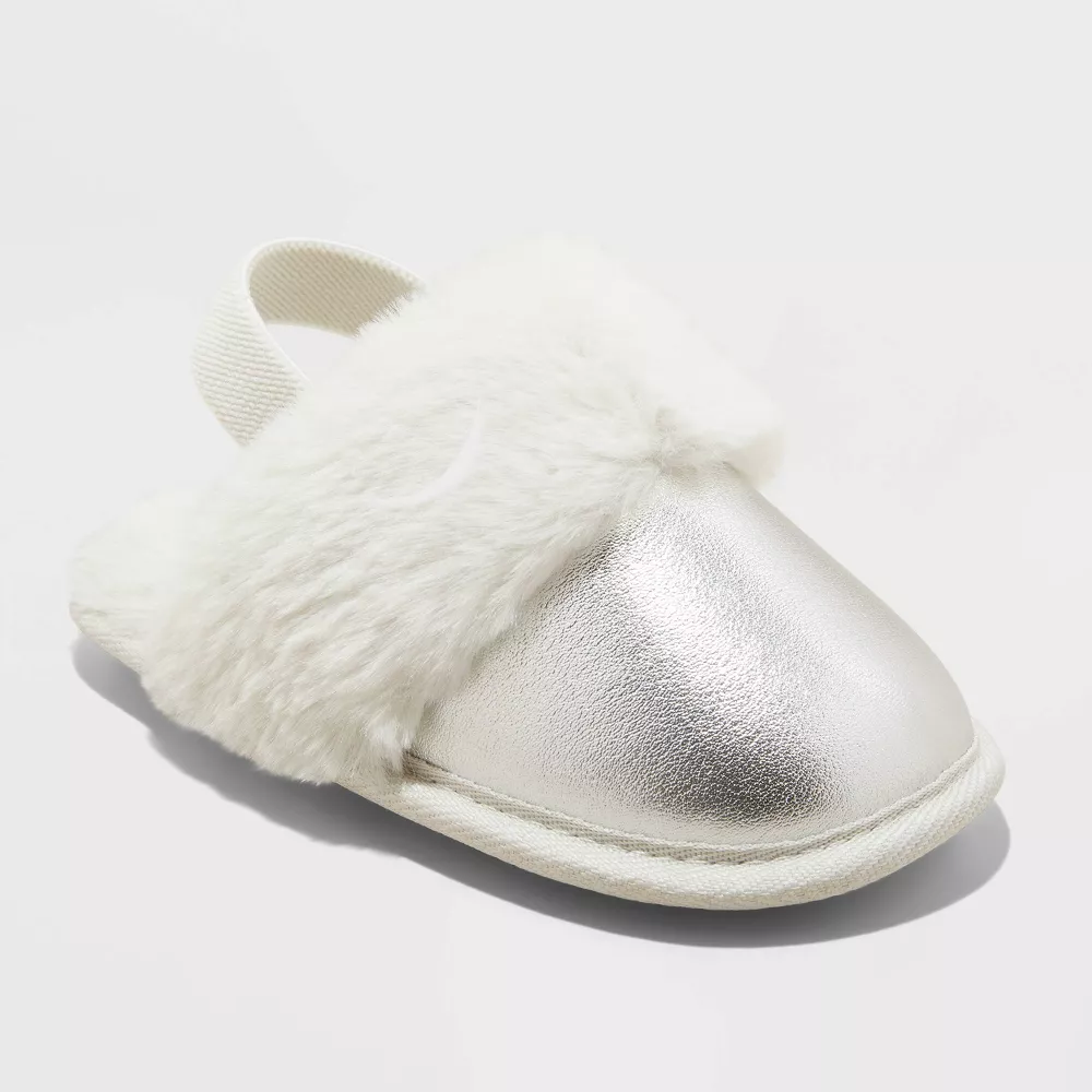 

Тапочки Lila Metallic Scuff для малышей - Cat & Jack, цвет Silver