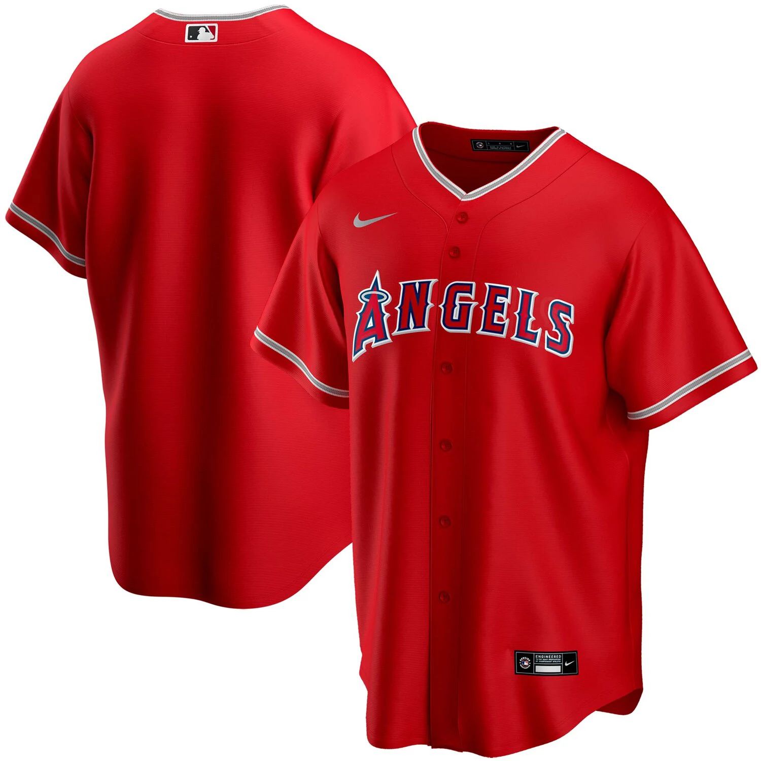 

Мужская красная футболка Los Angeles Angels, альтернативная реплика команды Nike, Красный