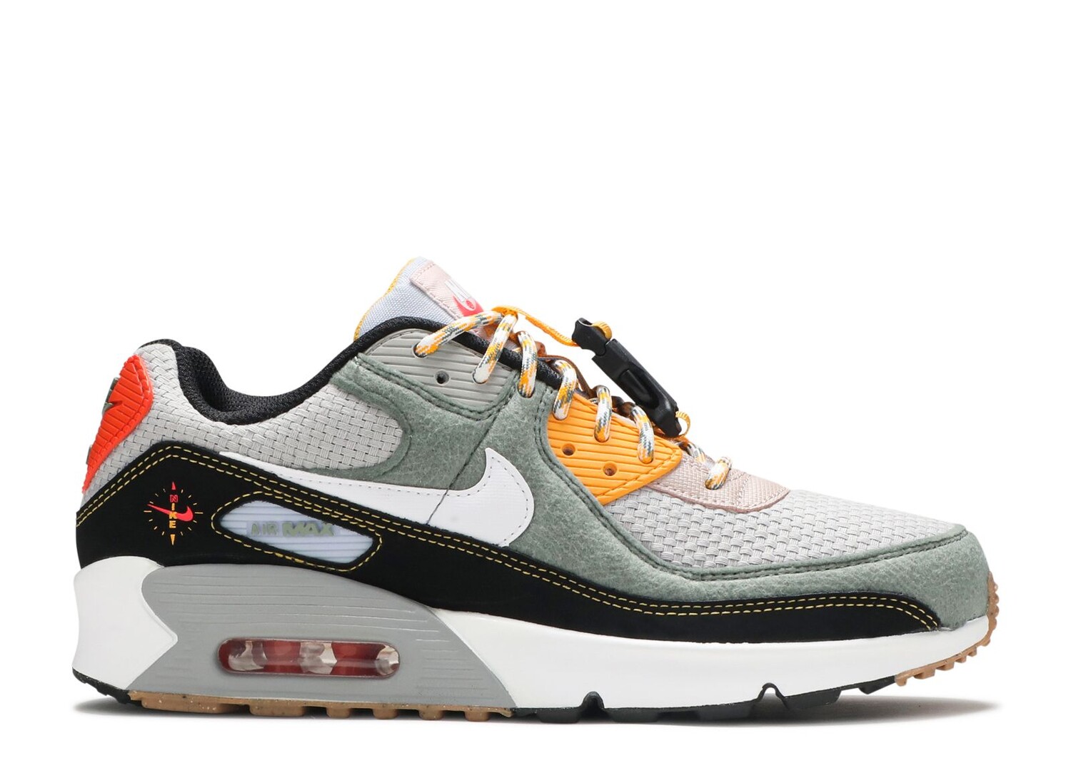 

Кроссовки Nike Air Max 90 Gs 'Swoosh Compass', зеленый
