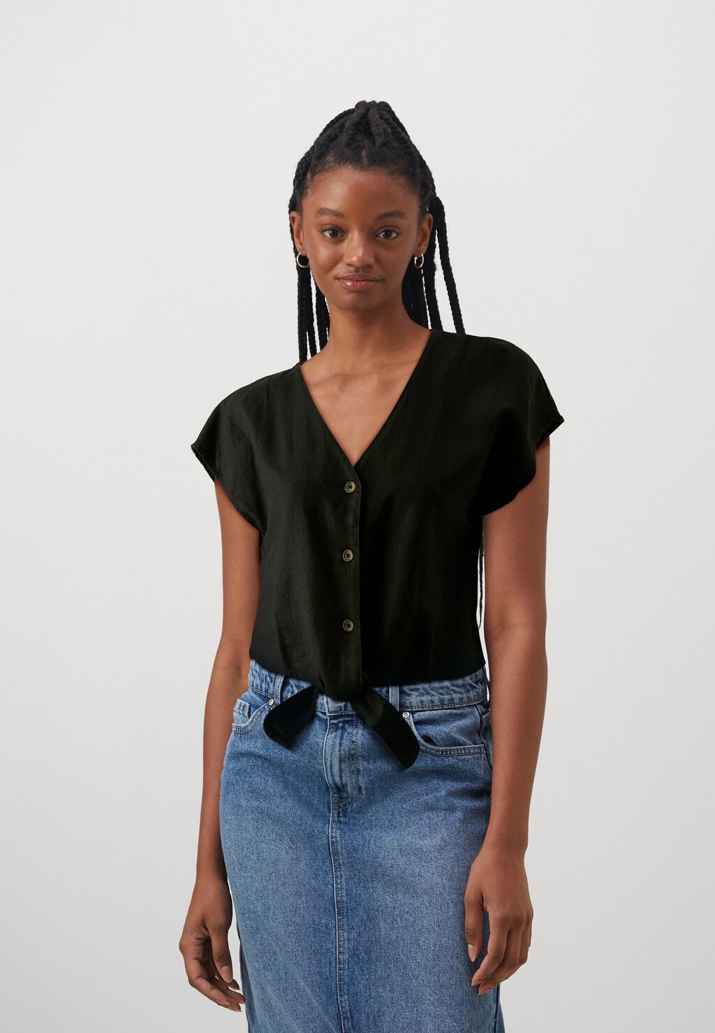 

Блузка JDYSAY KNOT , цвет black