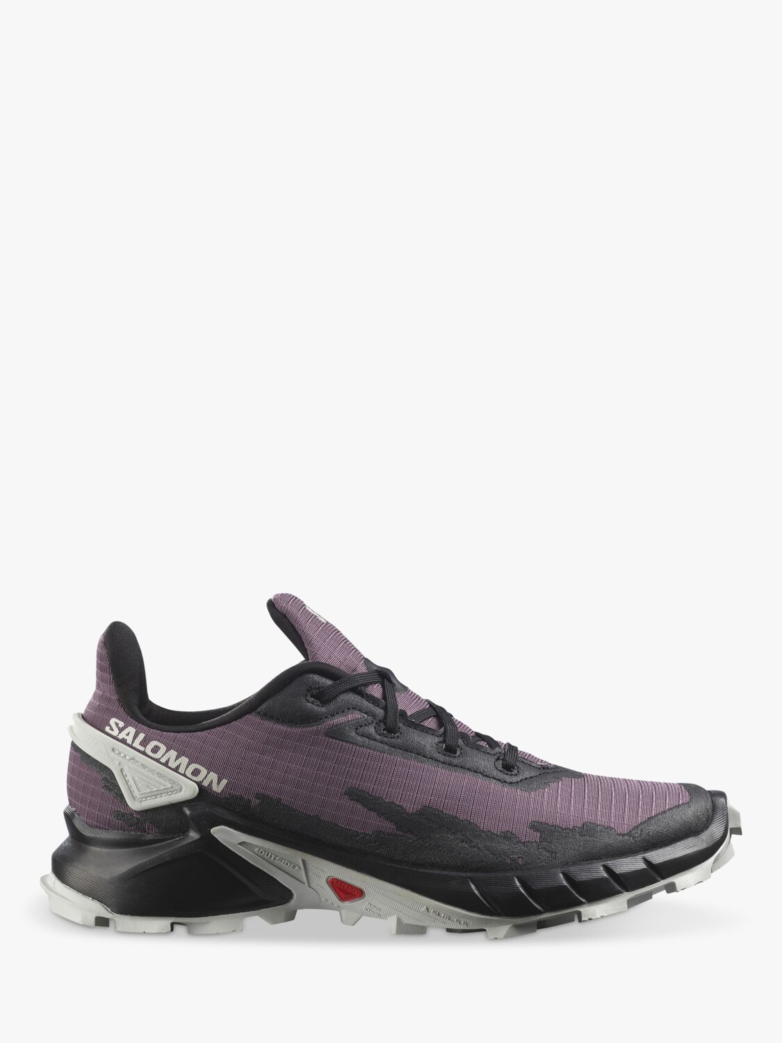 

Женские кроссовки для трейлраннинга Salomon Alphacross 4, черный/Lunar Rock