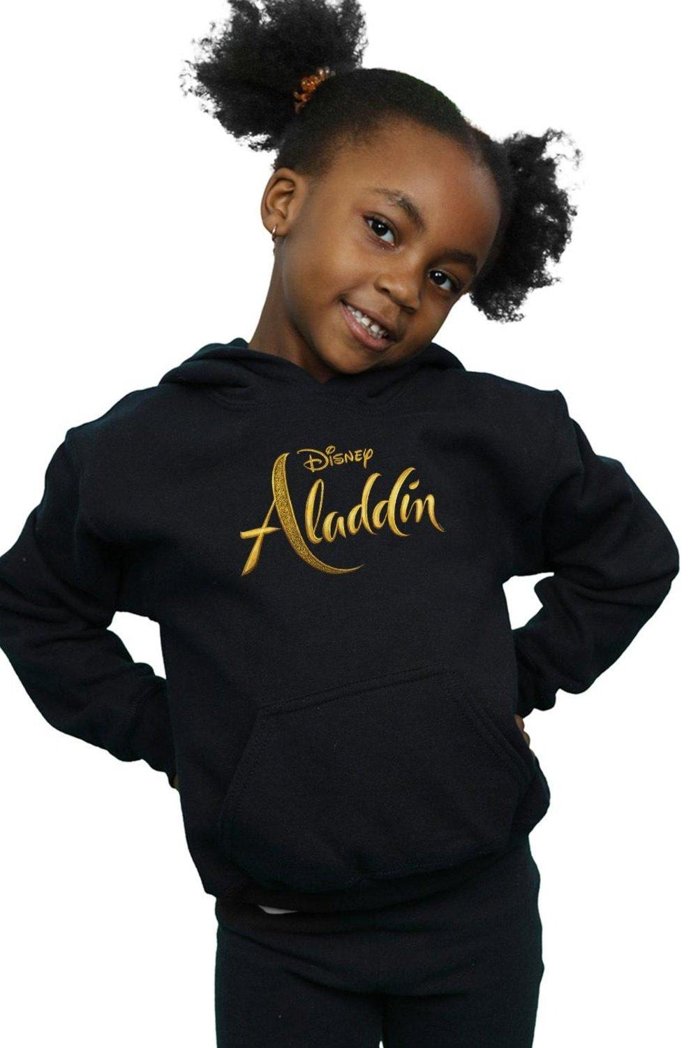 Толстовка с логотипом Aladdin Movie Disney, черный