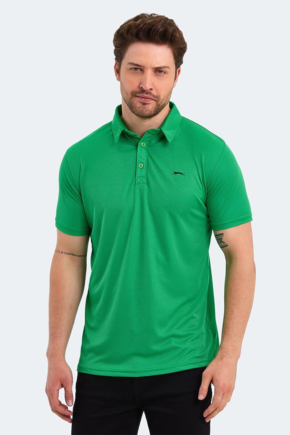 

SLOAN Мужская футболка зеленая SLAZENGER, Зеленый