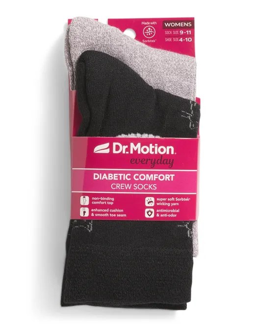 

2 пары носков Cat Outline для диабетиков Dr Motion, черный