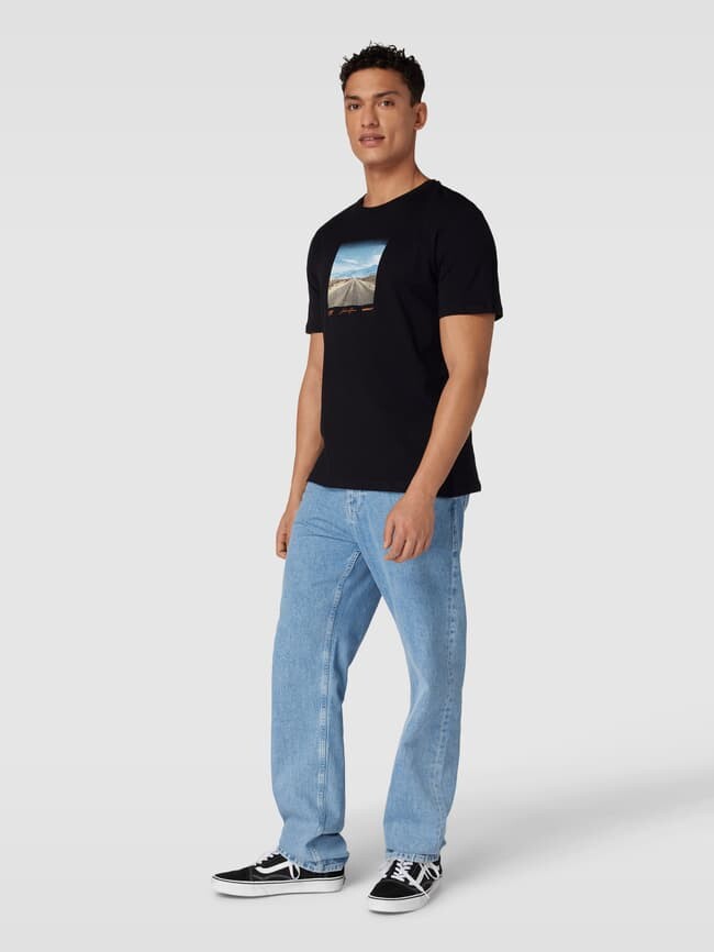 

Футболка с мотивным принтом модель «JORBOOSTER» Jack & Jones, черный