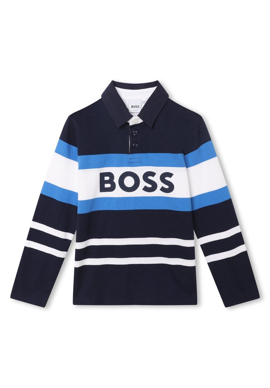 Рубашка-поло BOSS Kidswear, цвет navy рубашка поло short sleeve boss kidswear цвет white