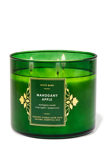 

Свеча с 3 фитилями Mahogany Apple, 14.5 oz / 411 g, Bath and Body Works