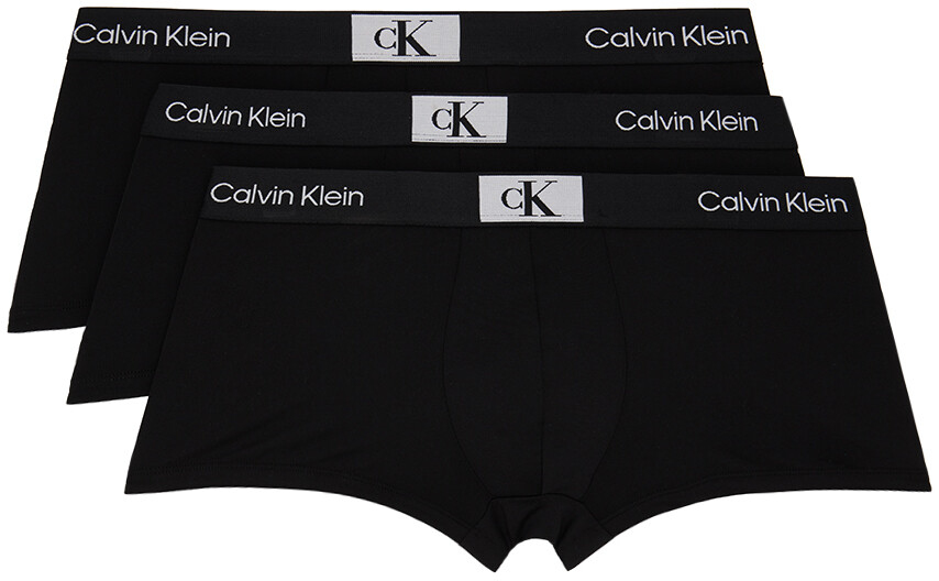 

Набор из трех черных боксеров Calvin Klein Underwear 1996 года