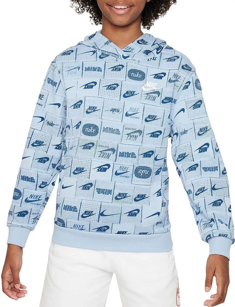 

Худи с флисовым принтом Nike Kids Sportswear Club