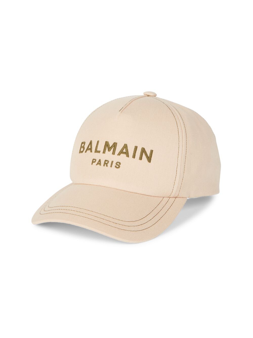 

Бейсболка из плотной ткани с логотипом Balmain