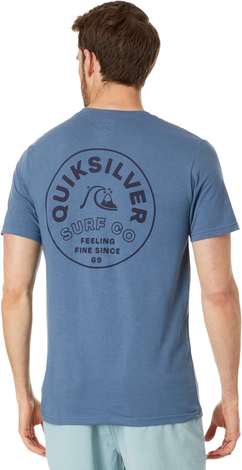 

Футболка Timeless Spin с короткими рукавами Quiksilver, цвет Bering Sea