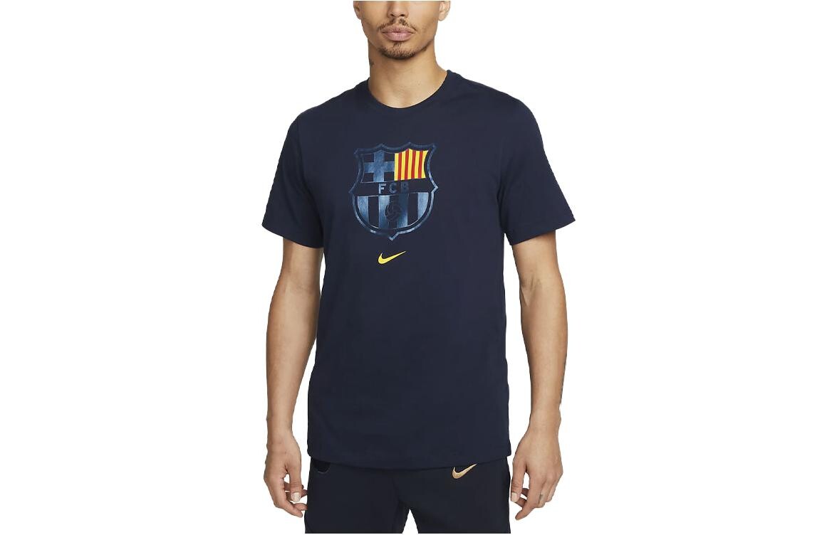 

Футбольная майка мужская темно-синяя Nike, темно-синий