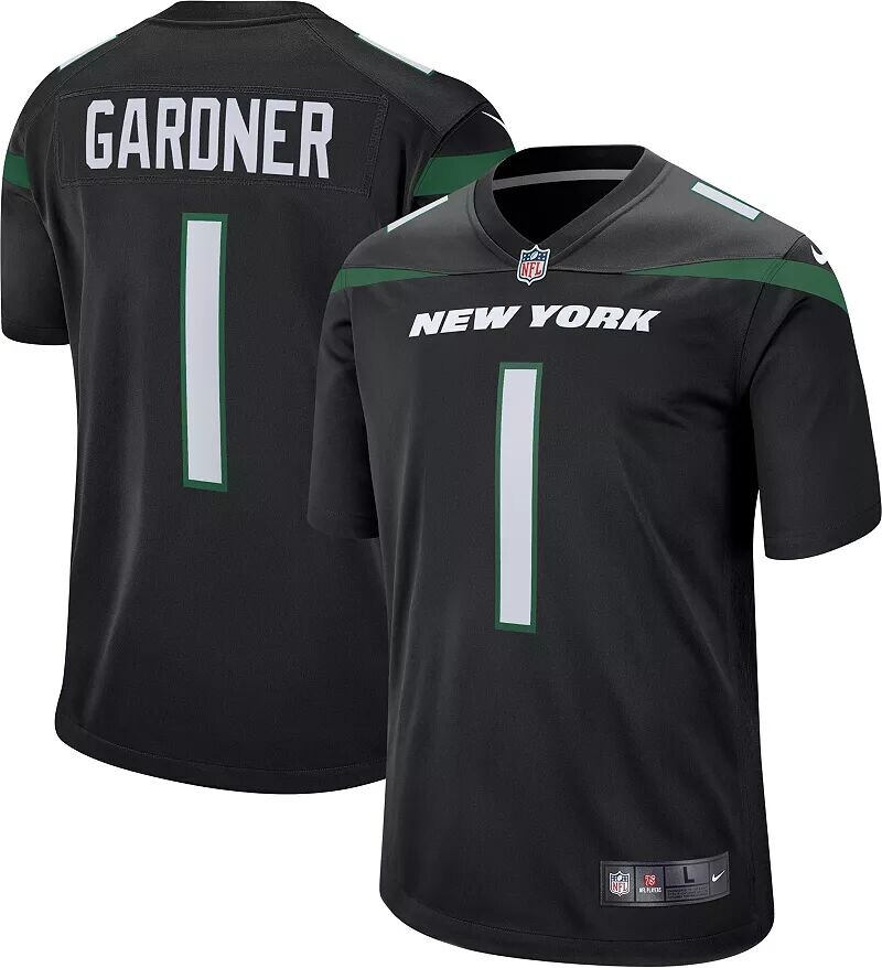 

Мужская футболка Nike New York Jets Ahmad Sauce Gardner #1 для альтернативной игры