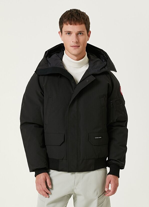 

Серый свитшот на молнии с капюшоном Canada Goose