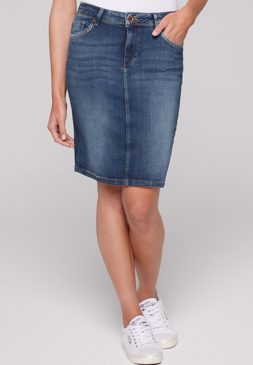 

Юбка-карандаш IM FIVE-POCKET-STIL Soccx, цвет dark blue used