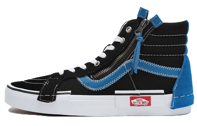 

Обувь для скейтбординга унисекс Vans Sk8-Hi Reissue Cap, черный, синий