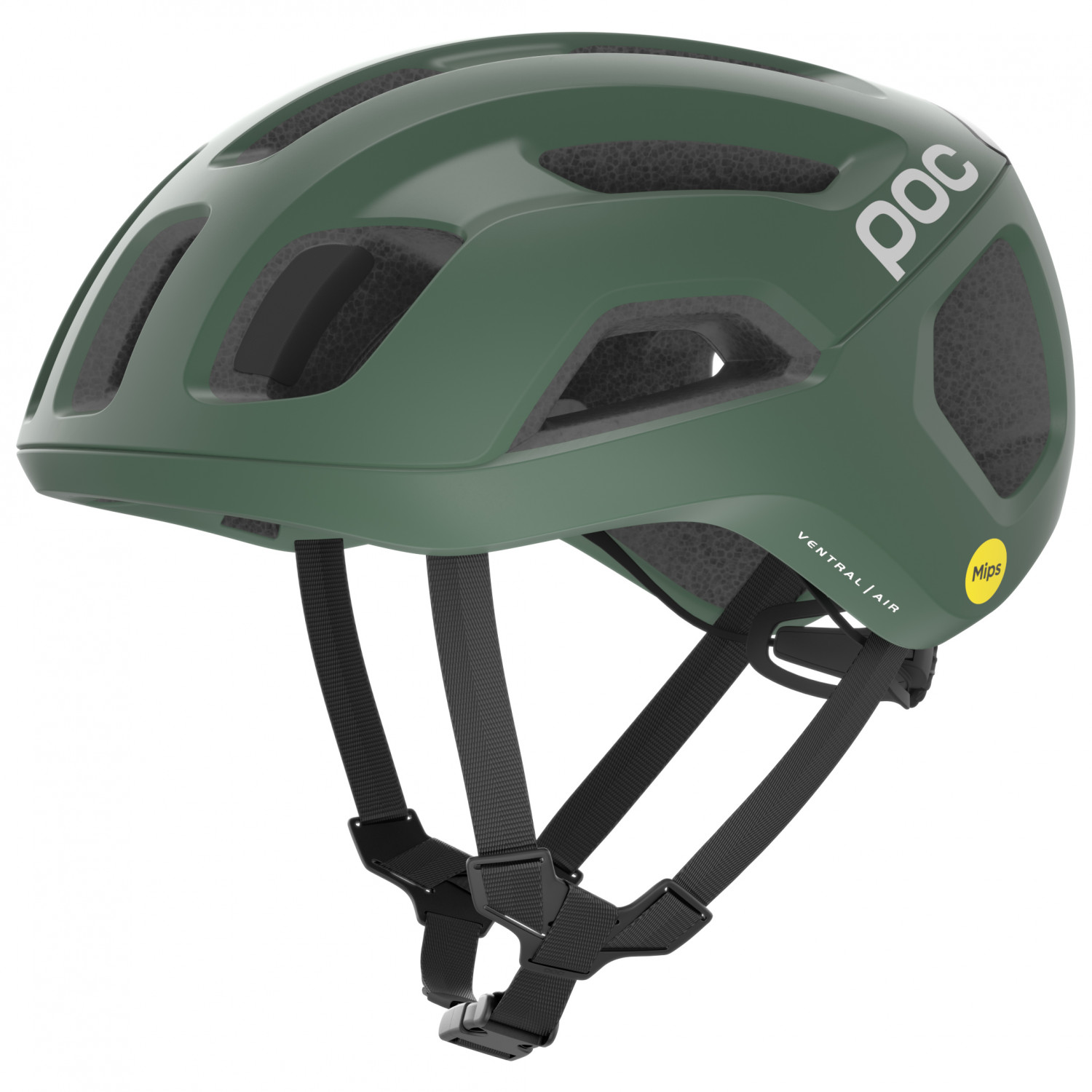цена Велосипедный шлем Poc Ventral Air MIPS, цвет Epidote Green Matt