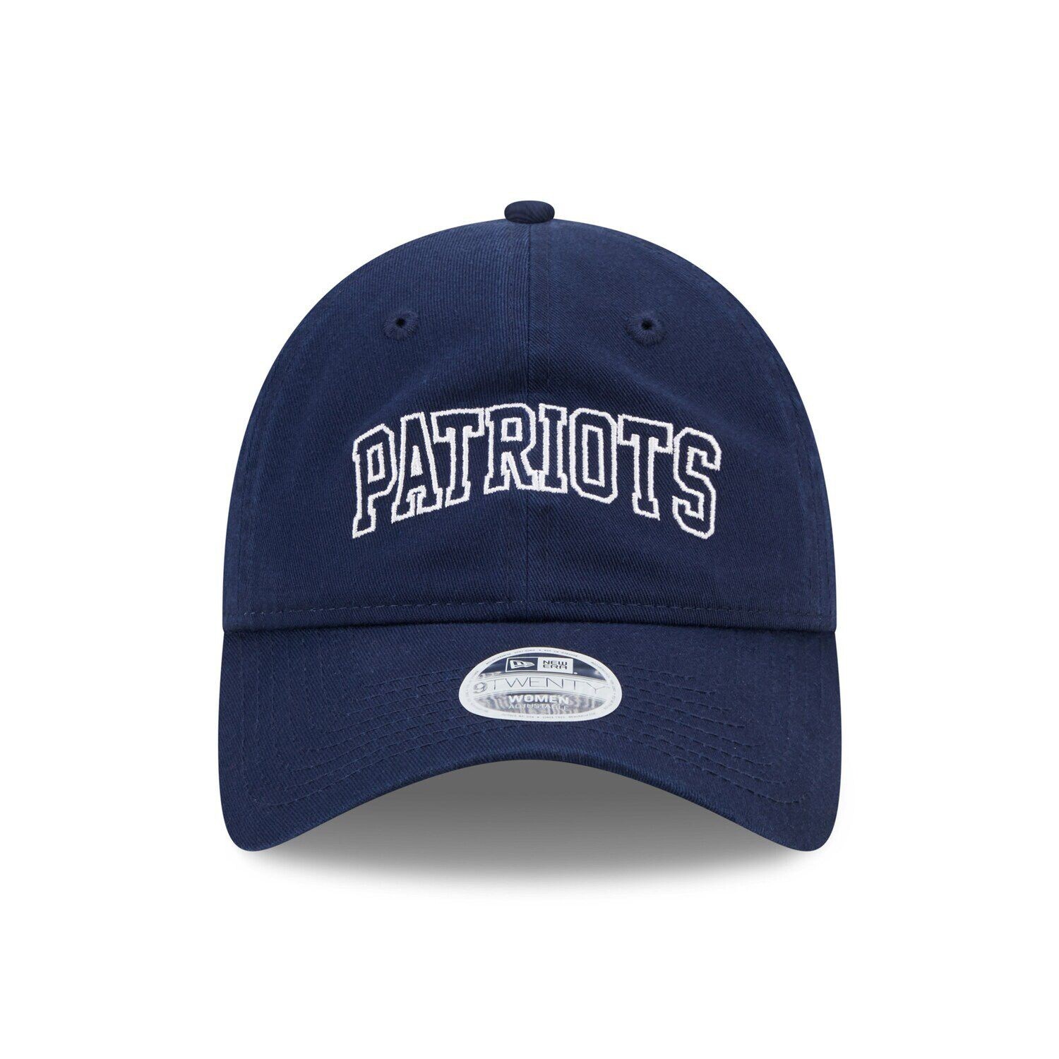 

Женская регулируемая шляпа New Era Navy New England Patriots Collegiate 9TWENTY New Era