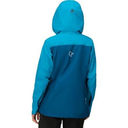 

Куртка Falketind GORE-TEX женская Norrona, цвет Aquarius/Mykonos Blue