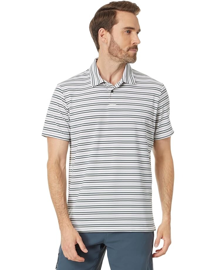 

Поло Oakley Archive Stripe, цвет Arctic White