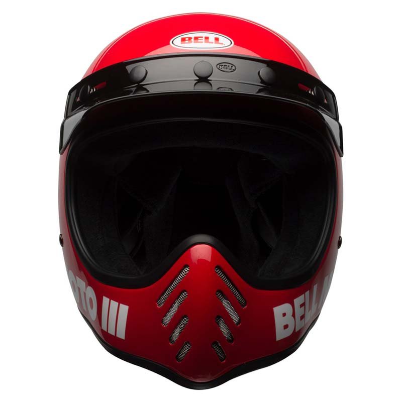 Шлем для мотокросса Bell Moto Moto3 Classic, красный