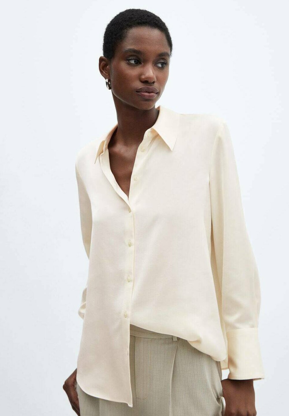 

Рубашка Ideale Mango, цвет off white