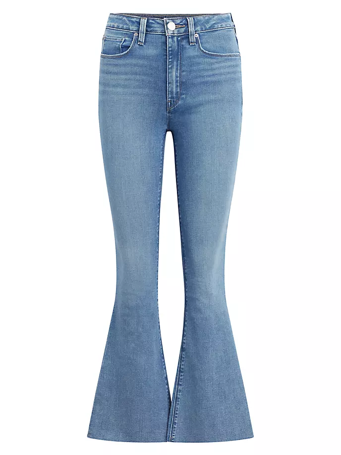 цена Расклешенные джинсы Holly с высокой посадкой Hudson Jeans, цвет snow angel