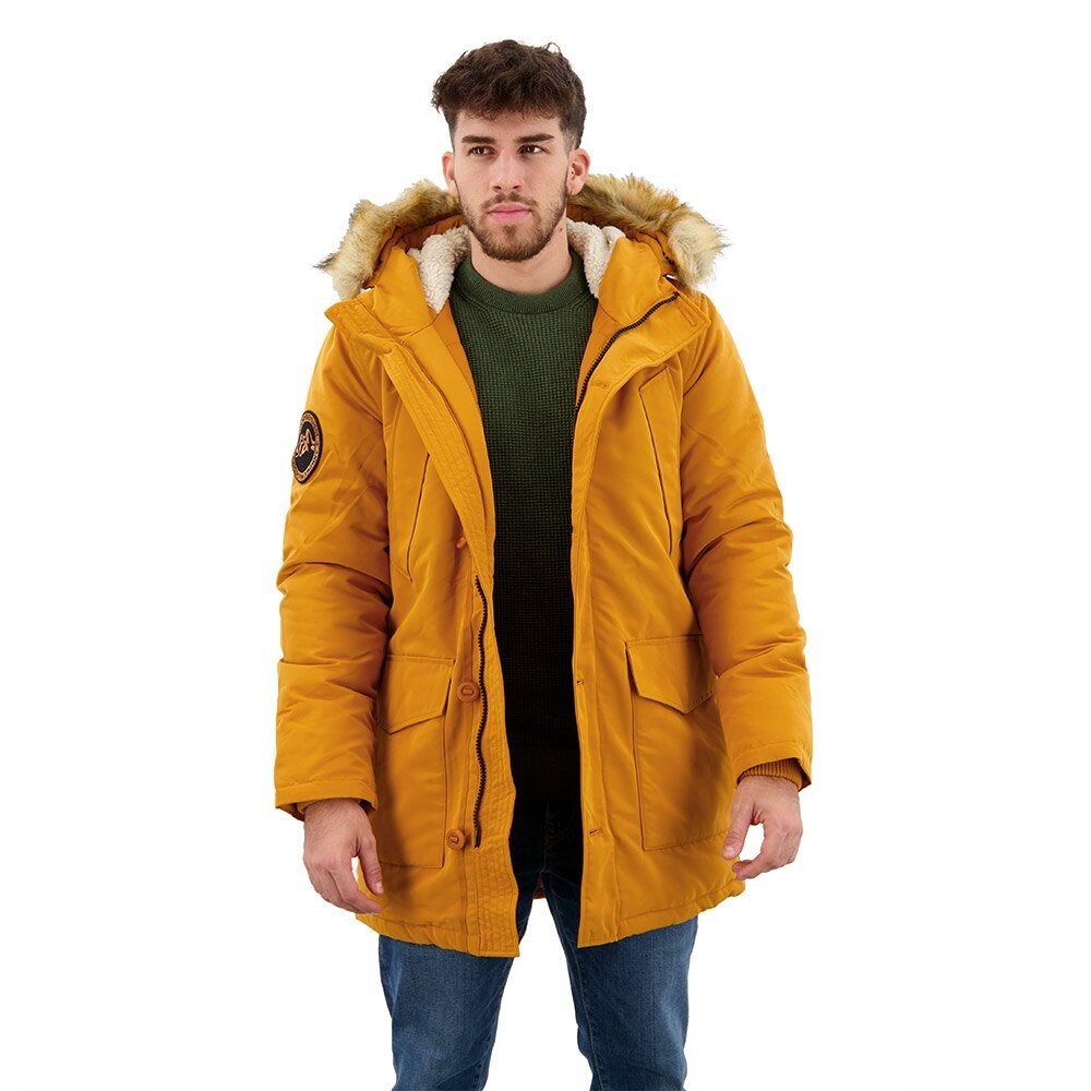 

Парка Superdry Everest Faux Fur, желтый