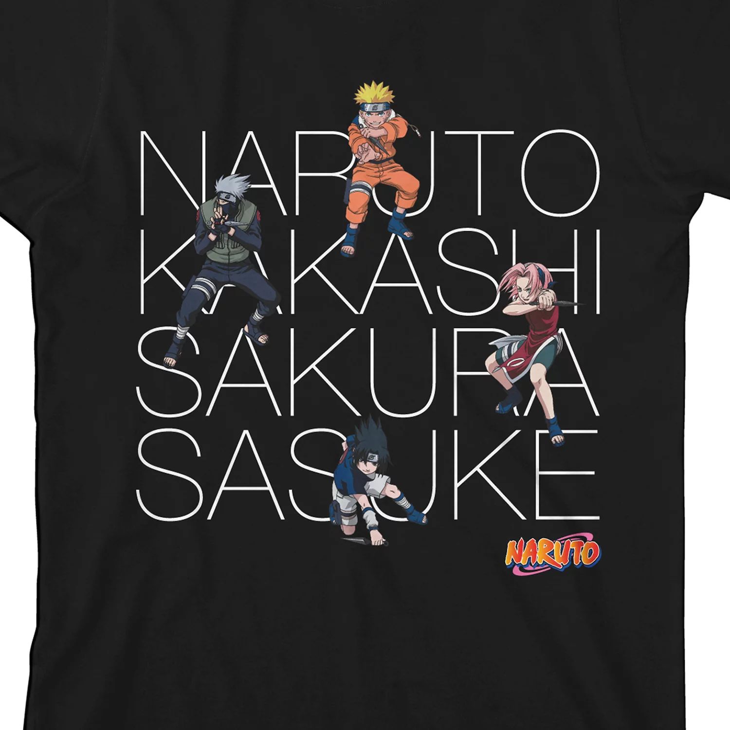 Классическая футболка Наруто с рисунком Наруто для мальчиков 8–20 лет Licensed Character
