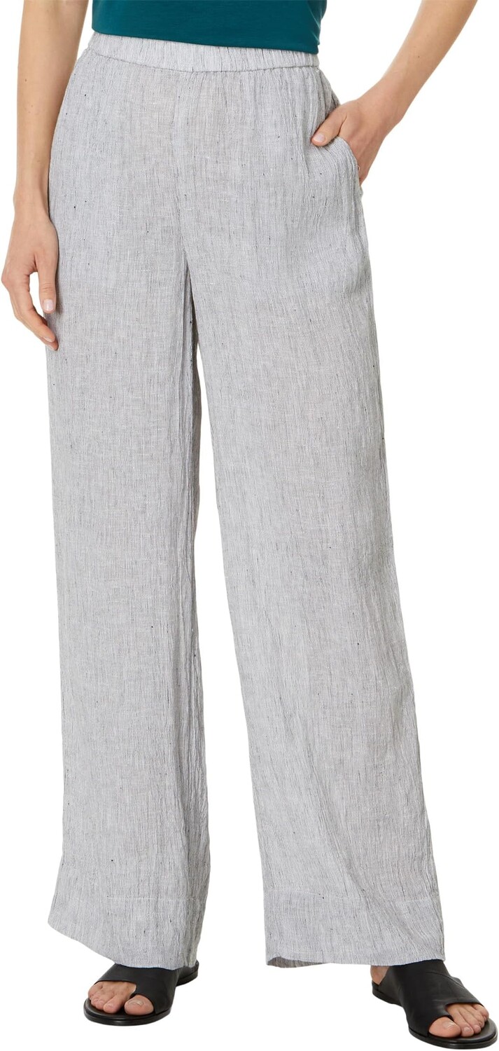 

Брюки Eileen Fisher Full Length Wide Leg Pant, черный