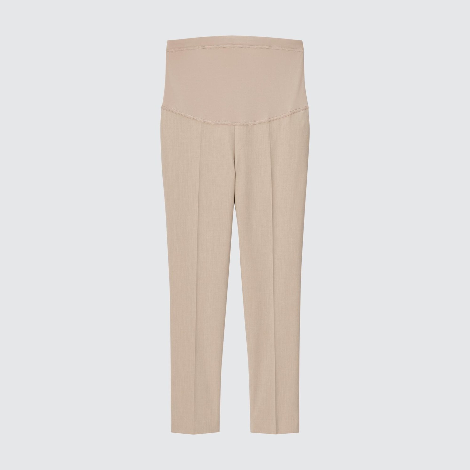 

Умные брюки для беременных длиной до щиколотки Uniqlo, бежевый