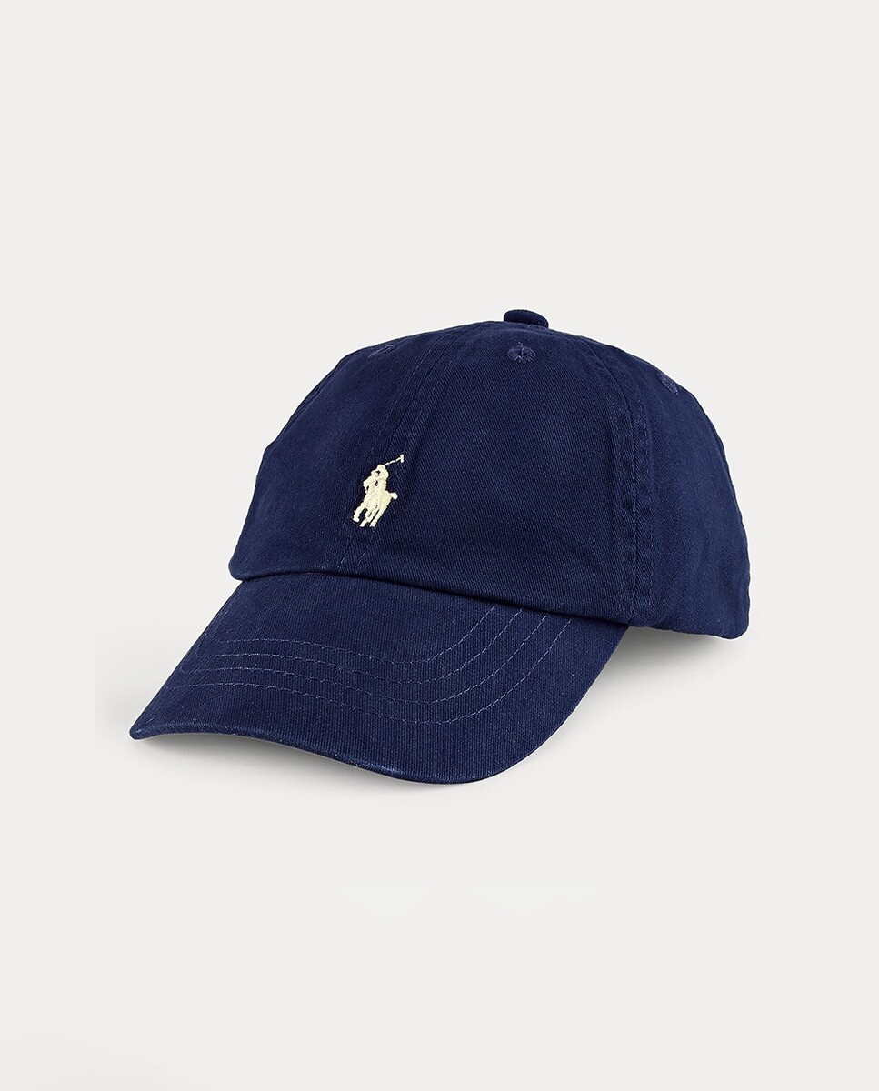 

Хлопковая кепка для мальчика с вышитой лошадью Polo Ralph Lauren, темно-синий