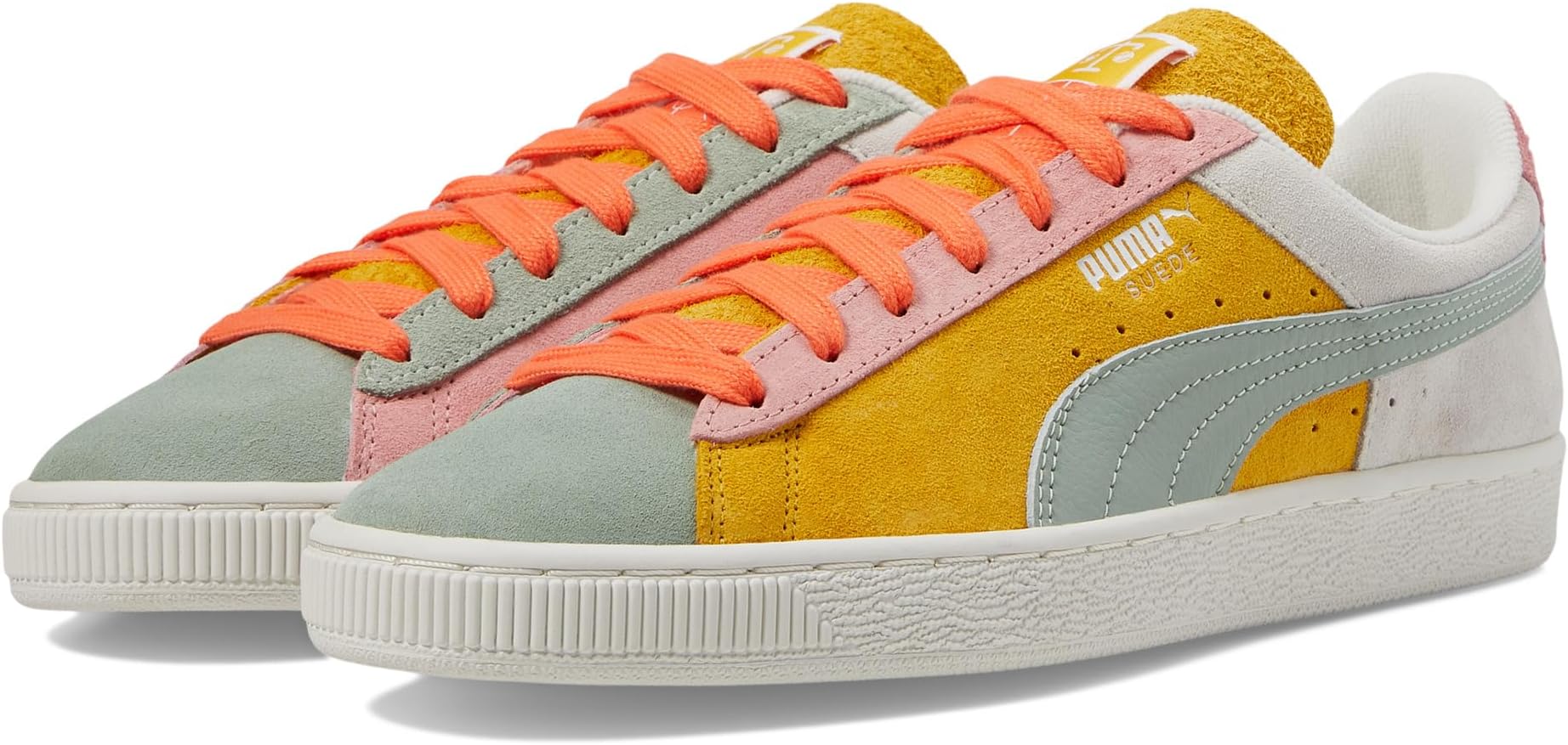 

Кроссовки Suede Classic XXI PUMA, цвет Warm White/Yellow Sizzle