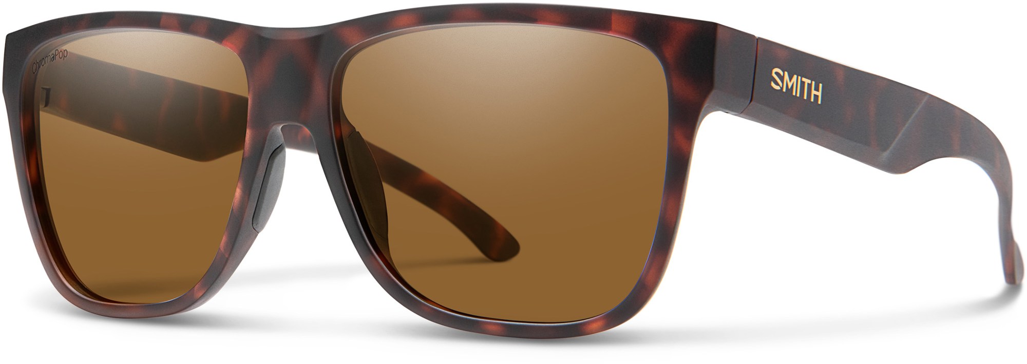 Поляризованные солнцезащитные очки Lowdown XL 2 ChromaPop Smith, коричневый smith