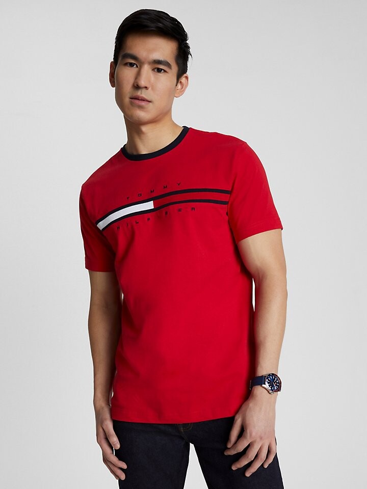 

Футболка с логотипом Essential Flag Tommy Hilfiger Sportswear