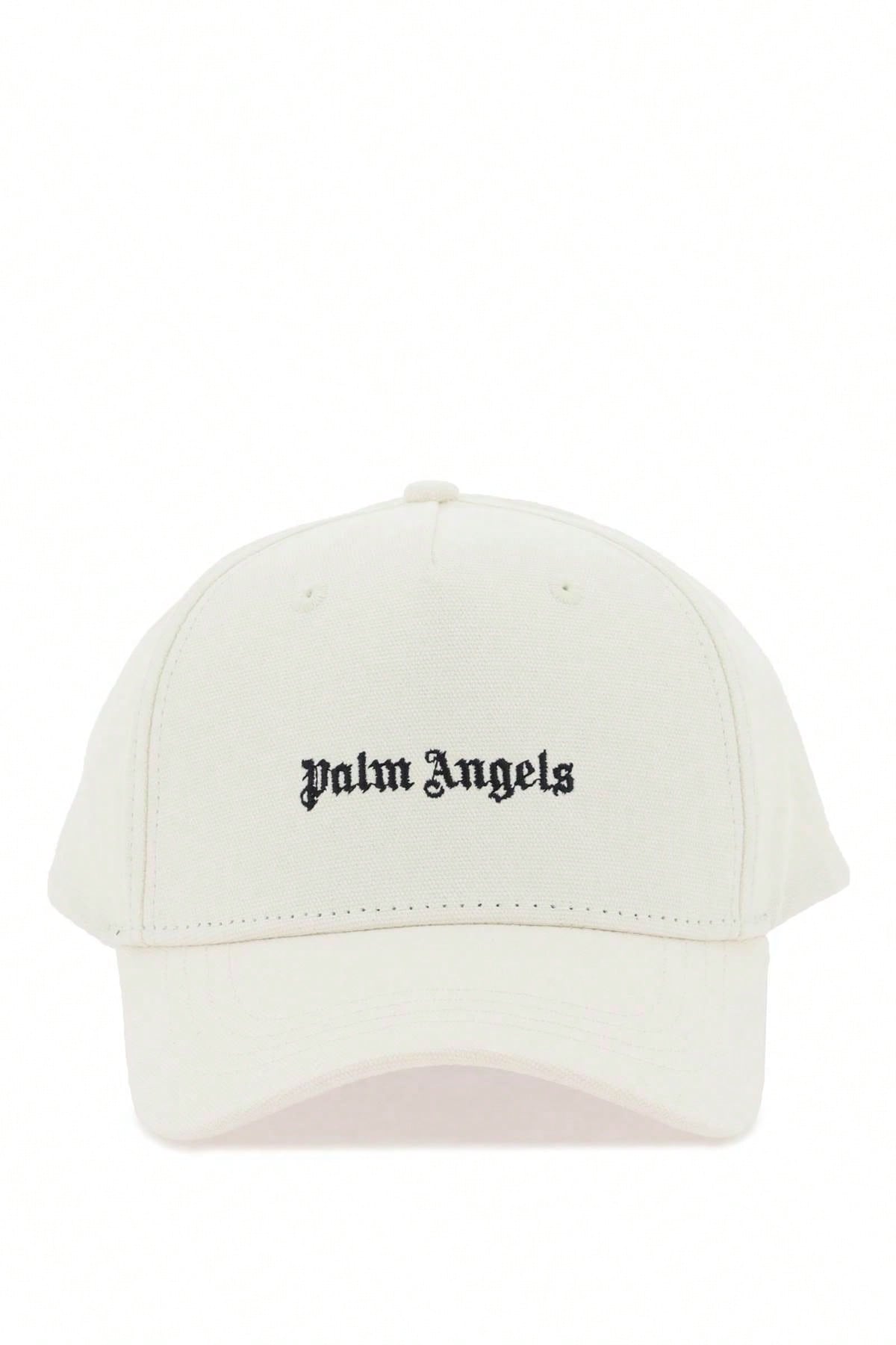 Palm Angels Бейсболка с классическим логотипом Palm Angels, белый