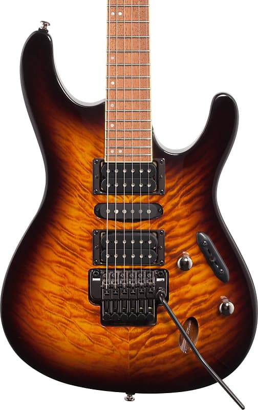 Электрогитара Ibanez S670QM S Series Quilted Maple Electric Guitar Dragon Eye Burst