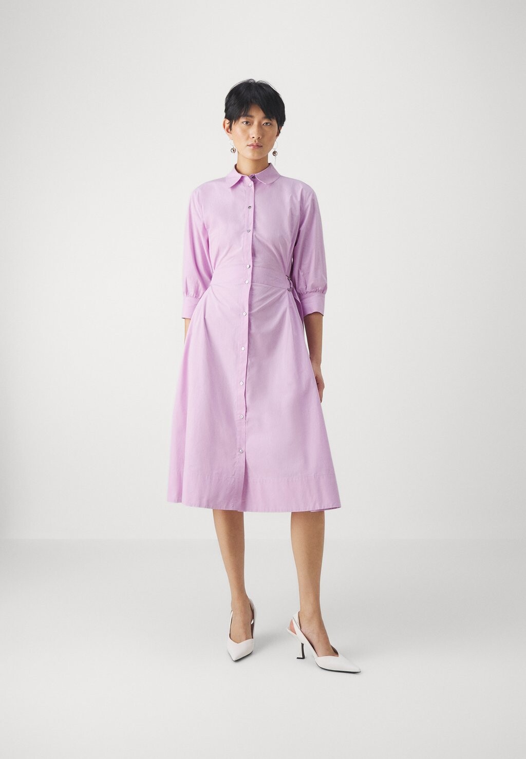 

Платье-рубашка SHIRT DRESS KARL LAGERFELD, розовый