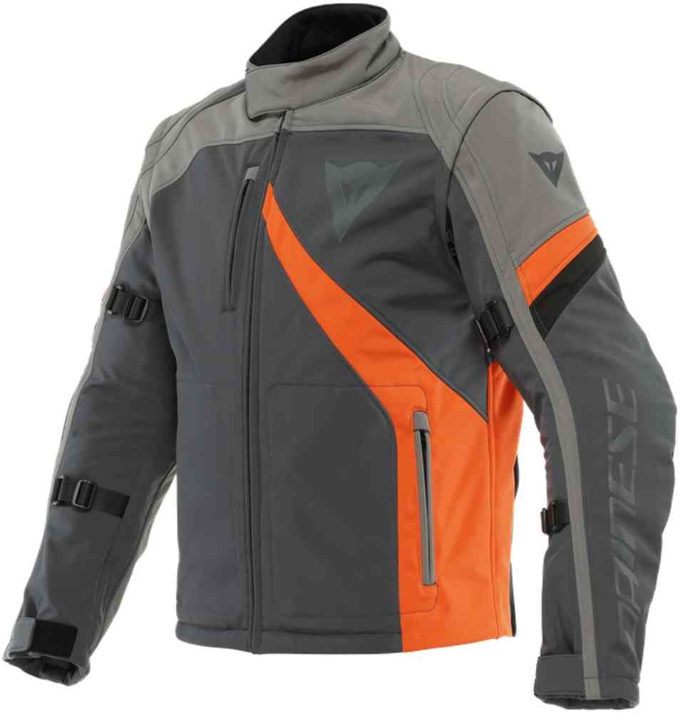 Мотоциклетная текстильная куртка Ranch Tex Dainese, черный/серый/оранжевый
