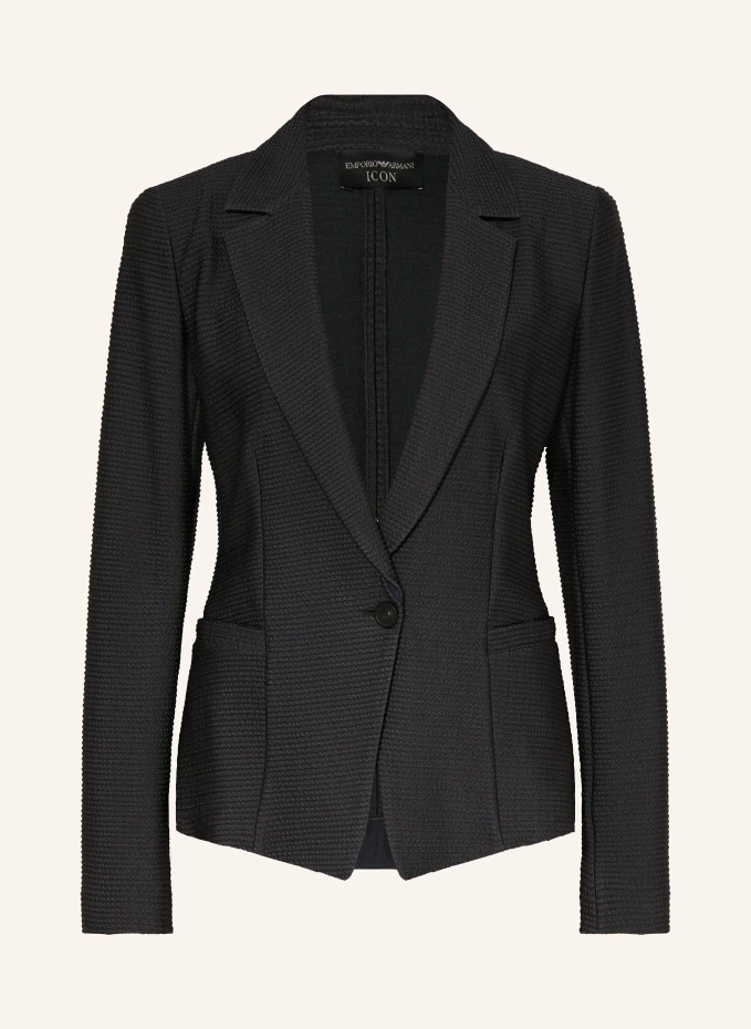 

Блейзер из джерси Emporio Armani, синий