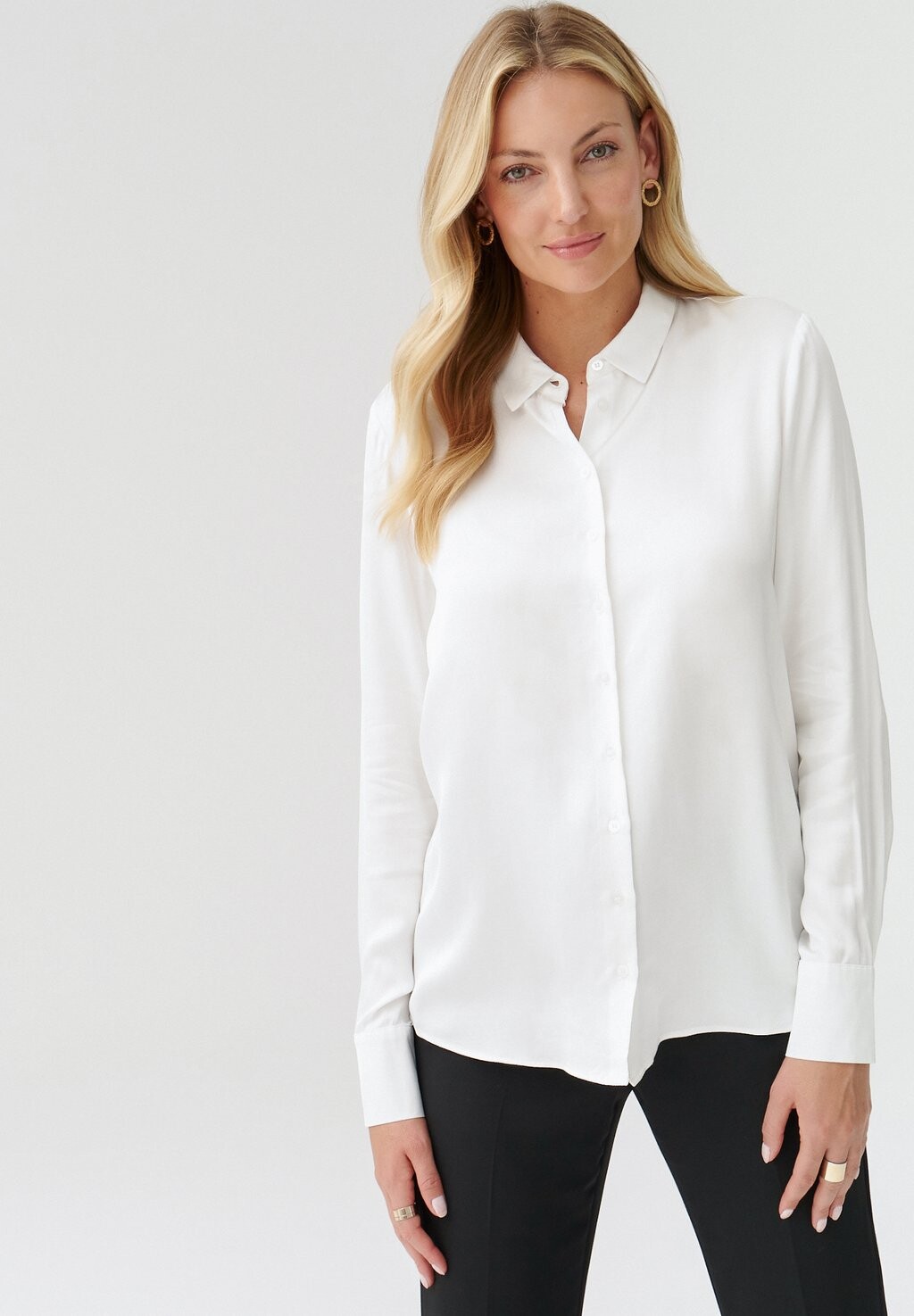

Блуза-рубашка NIKA TATUUM, цвет off white
