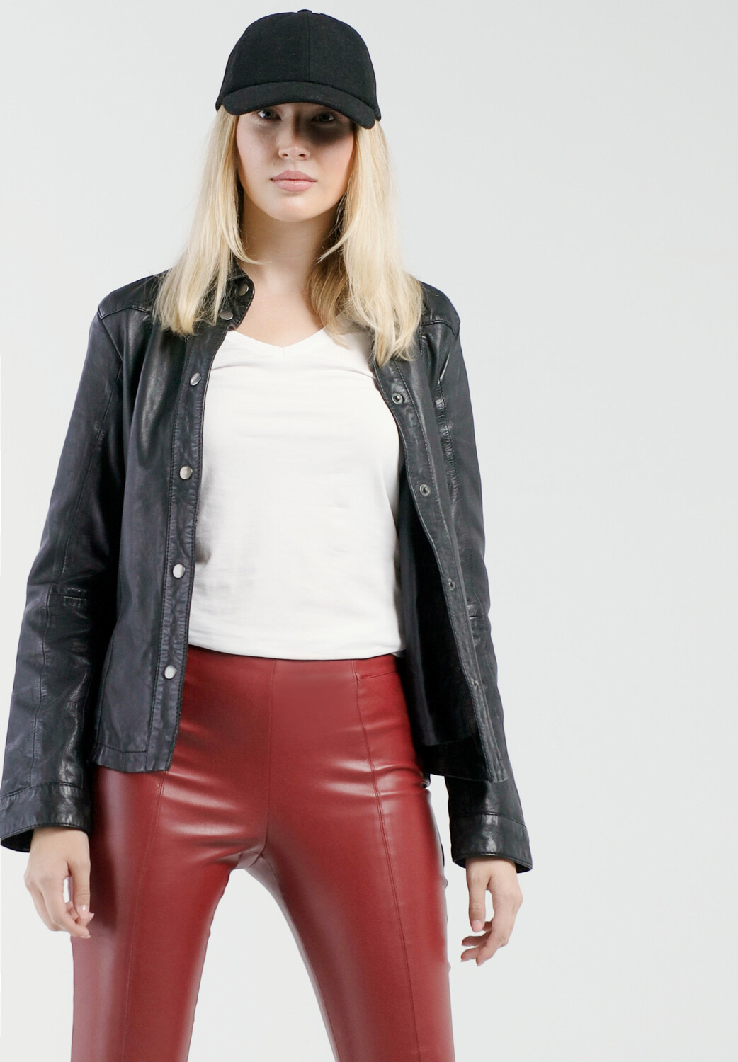 

Кожаная куртка CBL Damen Lederhemd, черный