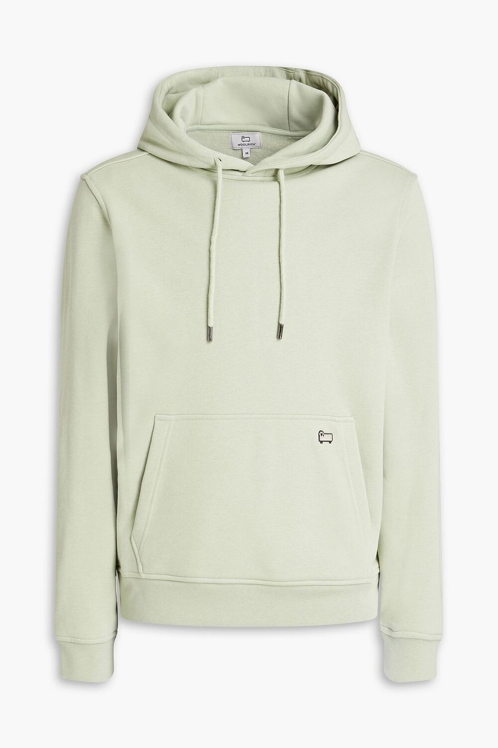

Худи из французского махрового хлопка WOOLRICH, зеленый