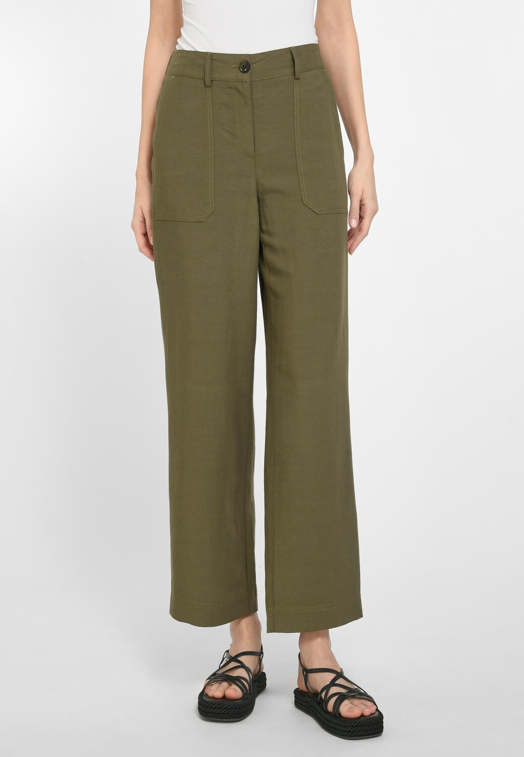 

Брюки PETER HAHN Hose Viscose, оливковый