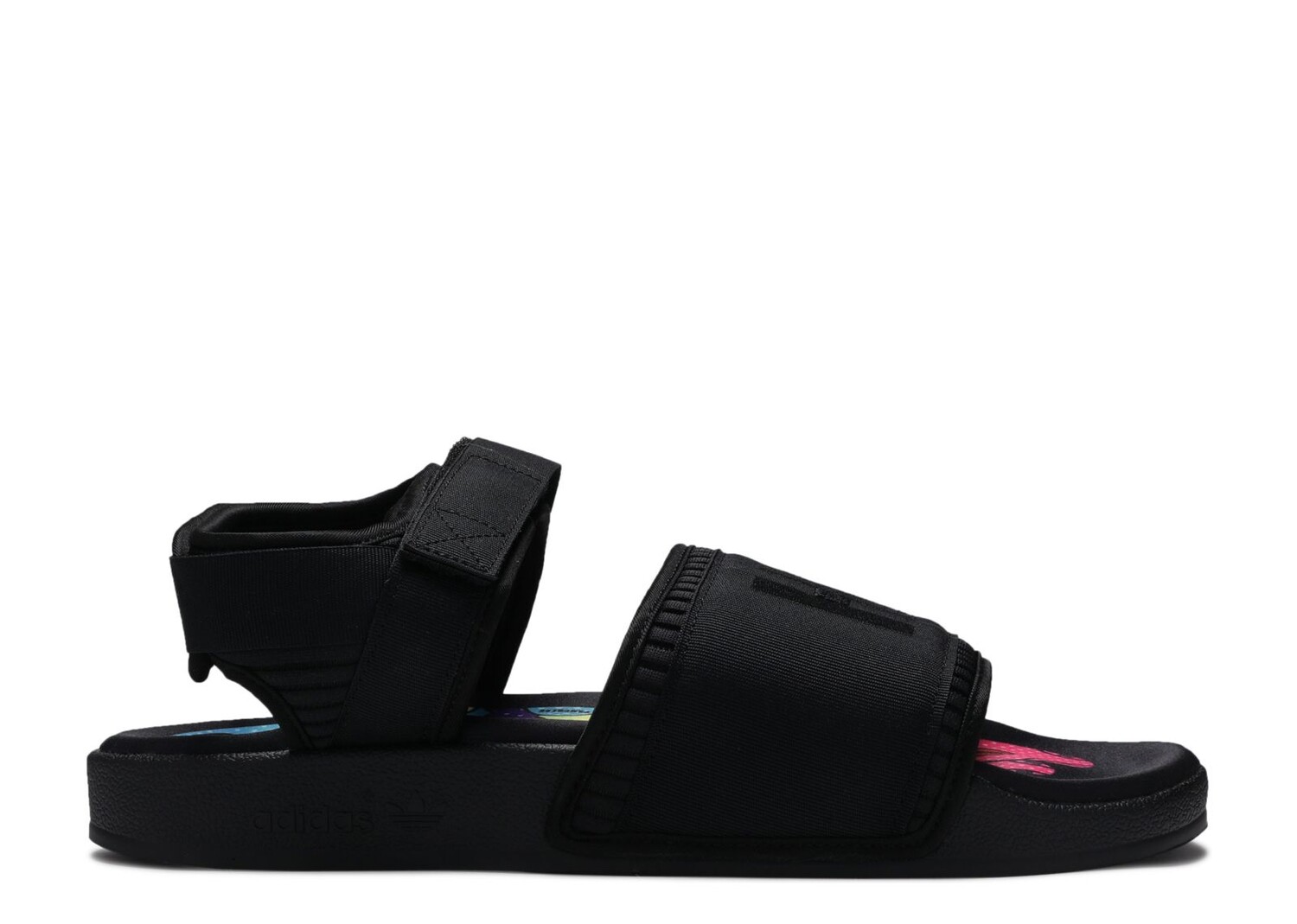 

Кроссовки adidas Pharrell X Adilette 2.0 Sandal 'Core Black', черный, Черный;белый