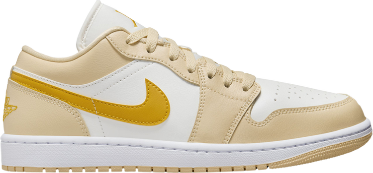 

Кроссовки Wmns Air Jordan 1 Low 'Sail Yellow Ochre', кремовый